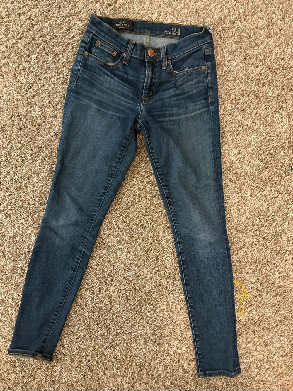 J. Crew Dark Wash Skinny Jeans